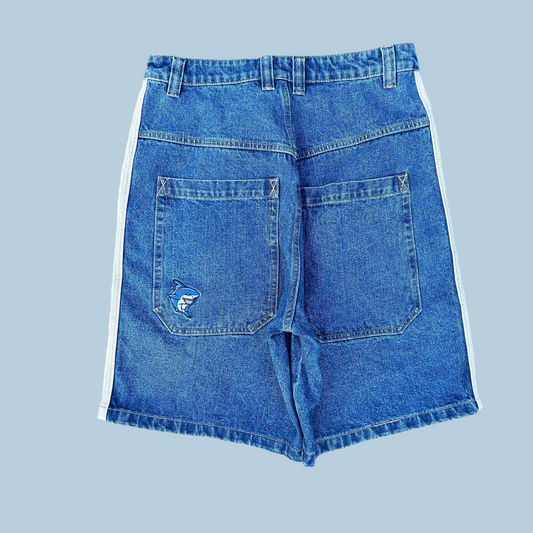Shark Jorts (darkwash)