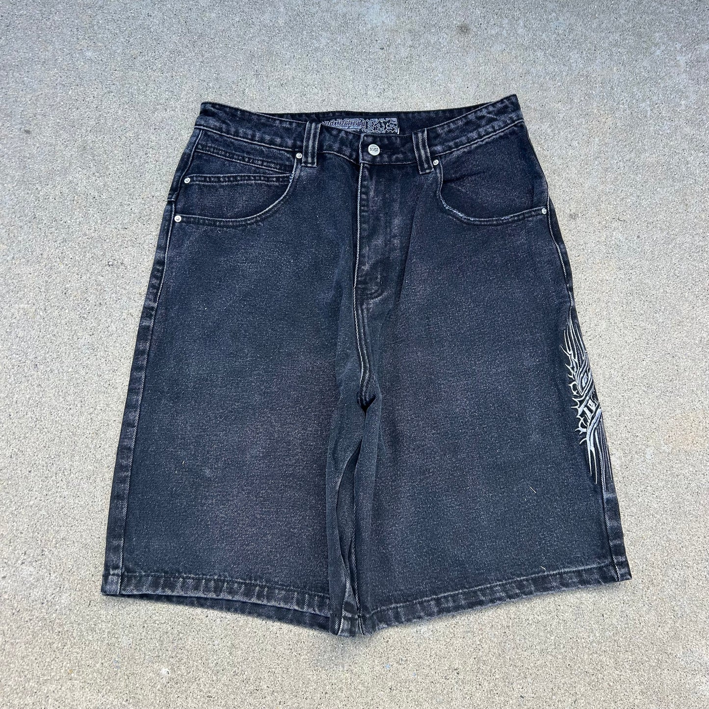 Bat Jorts (black)