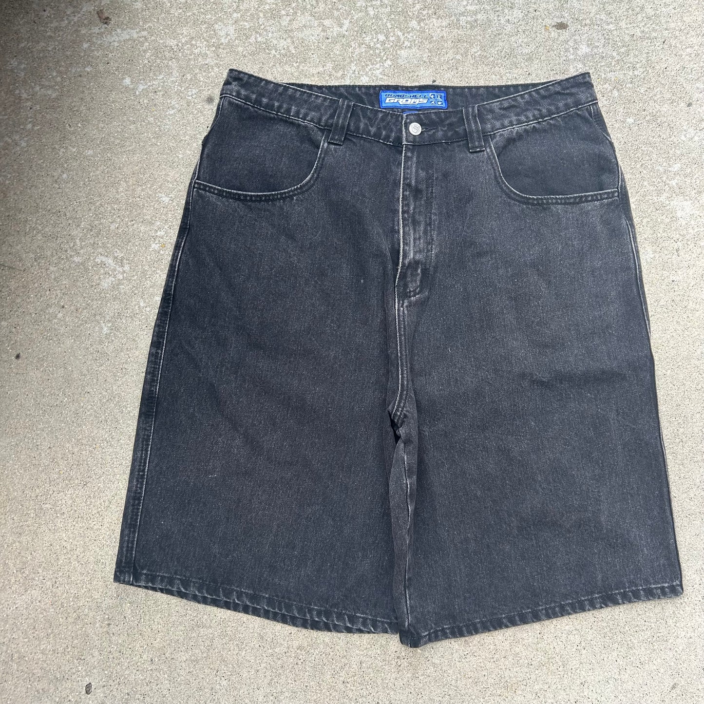 Bombshell Groms Jorts Black