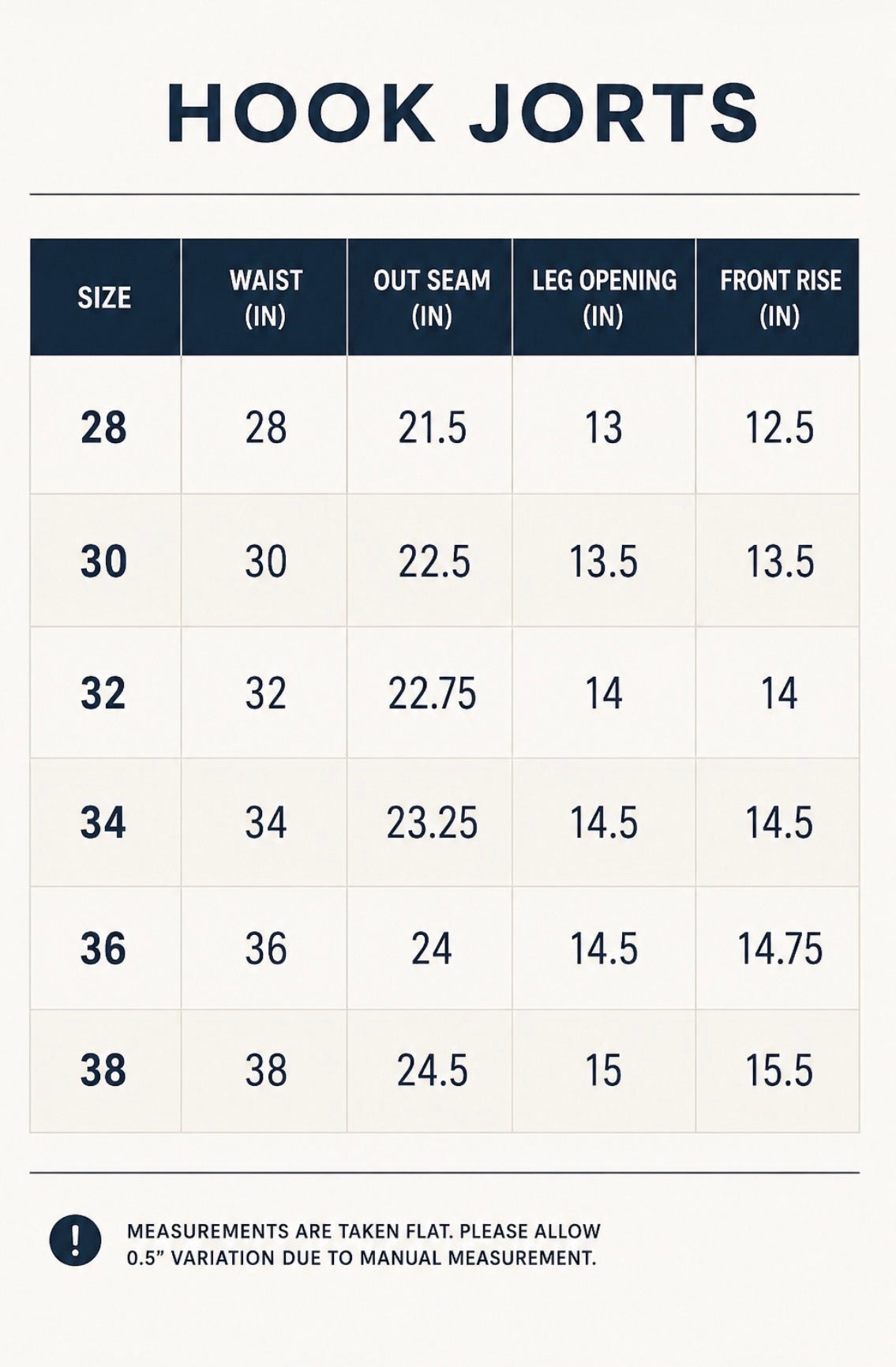 Hook Jorts (dark wash)