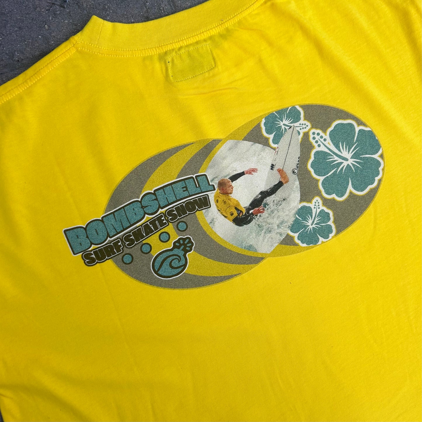 Yellow Shortboarder
