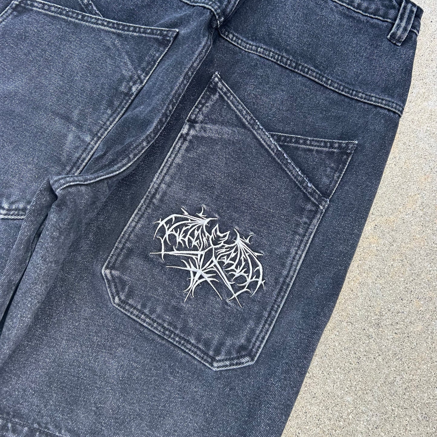 Bat Jorts (black)