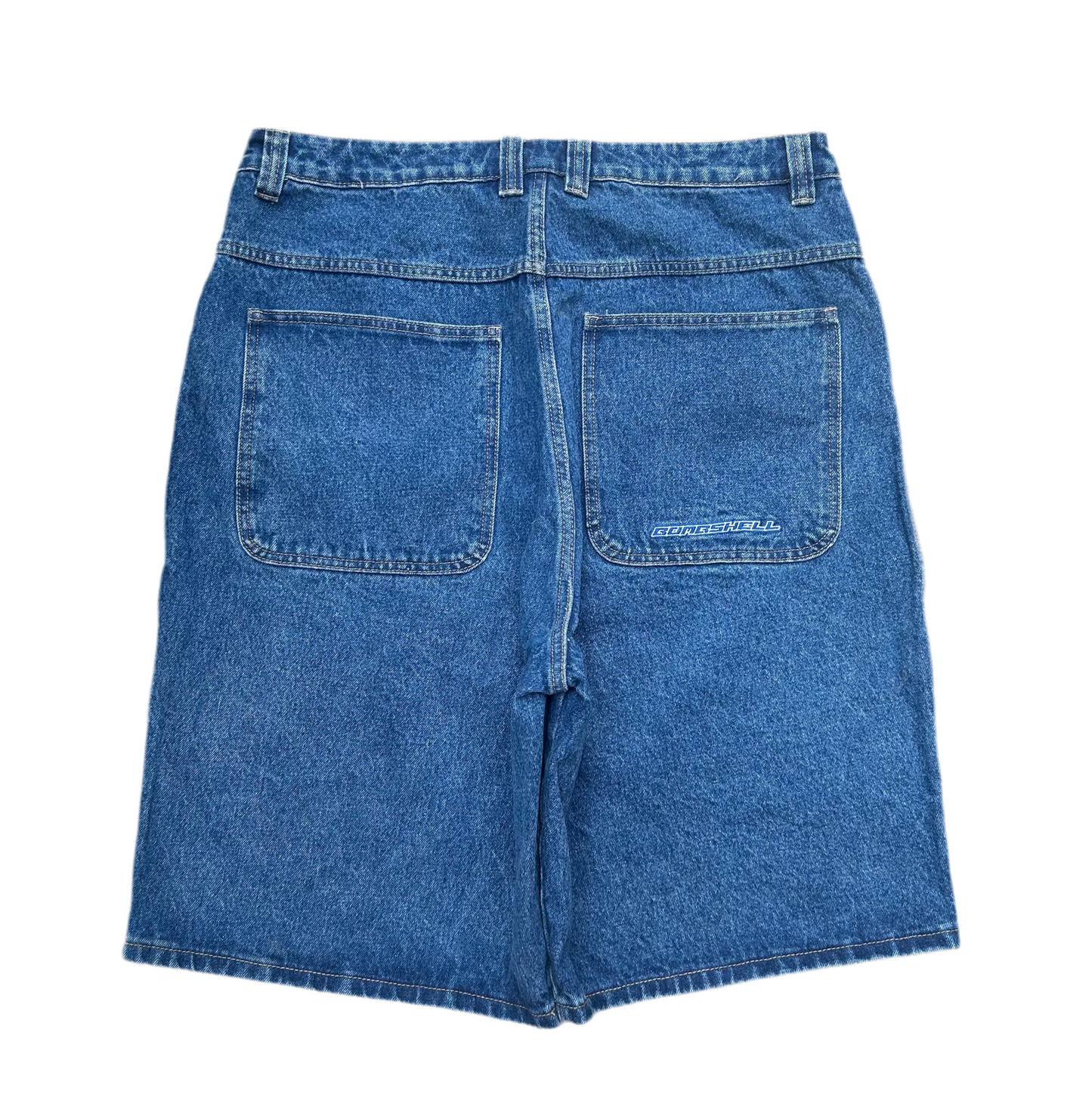 Bombshell Groms Jorts Dark Wash
