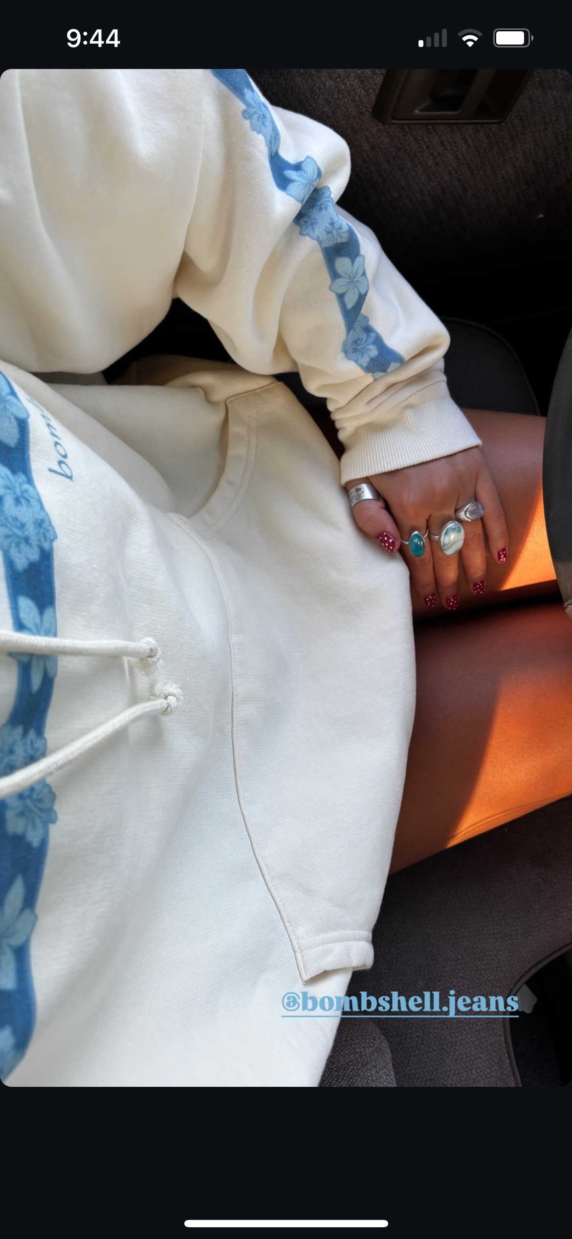 Flower Hoodie (Yellow)