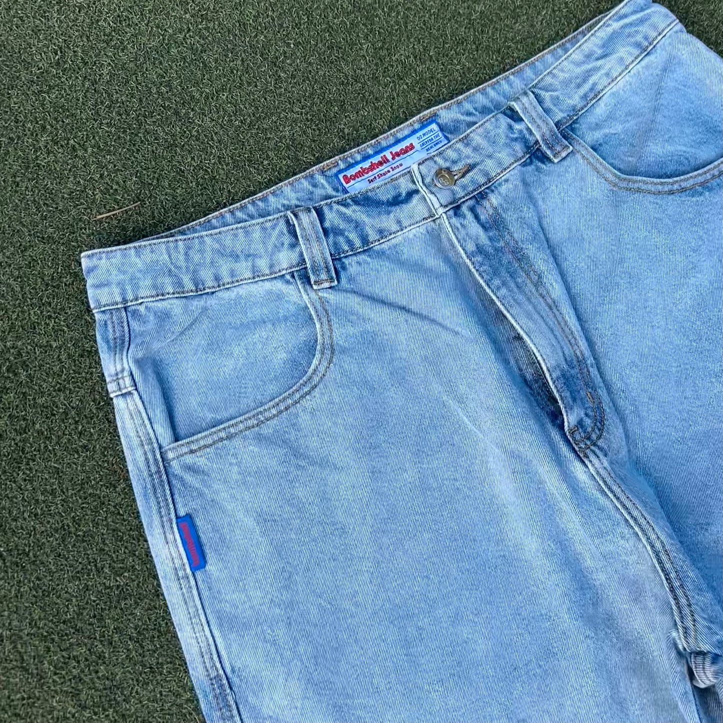 Bombshell V1 Jorts (Light Wash)