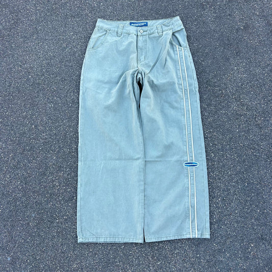 Double Stripes Pants (Sage)