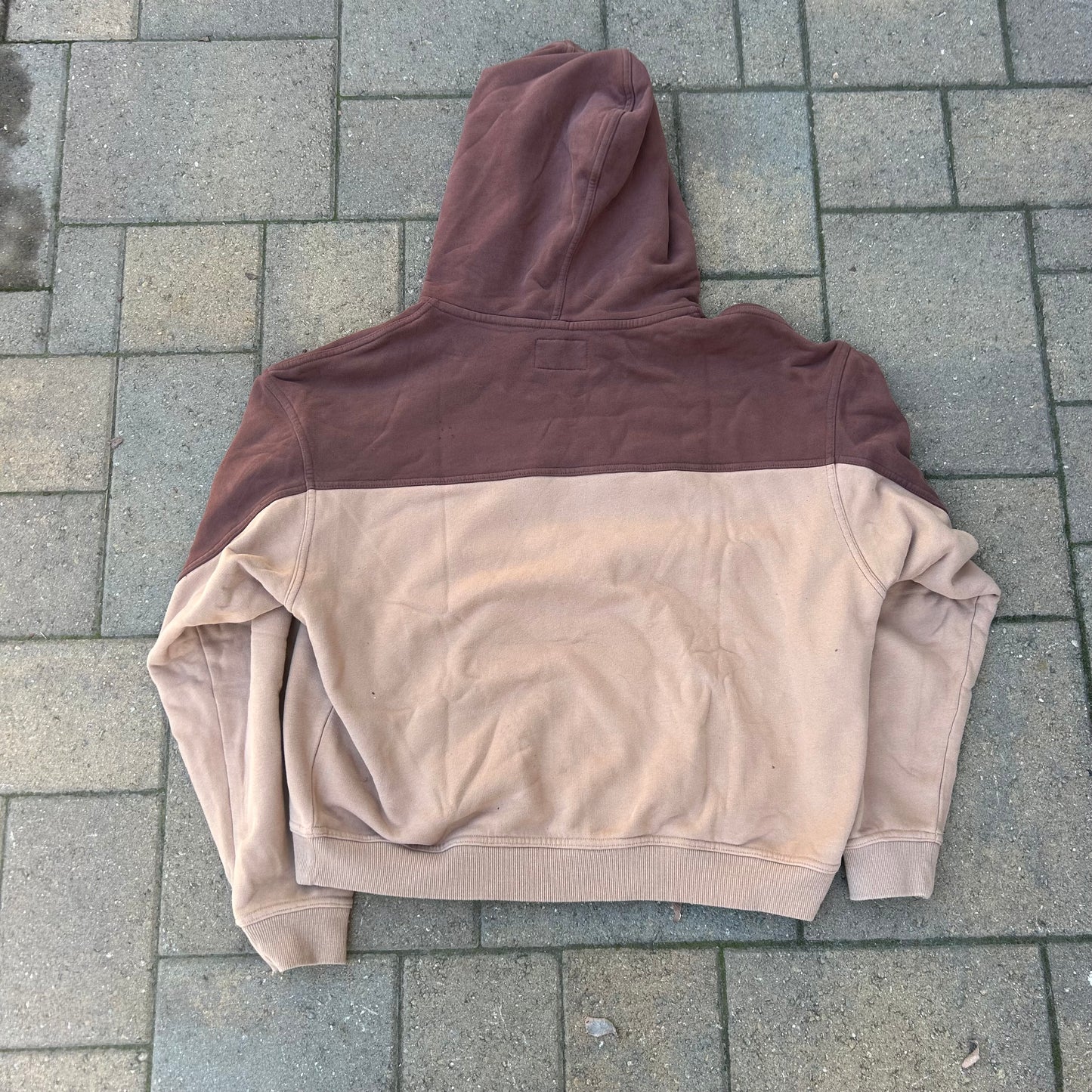 Two-Tone Hoodie (brown/tan)