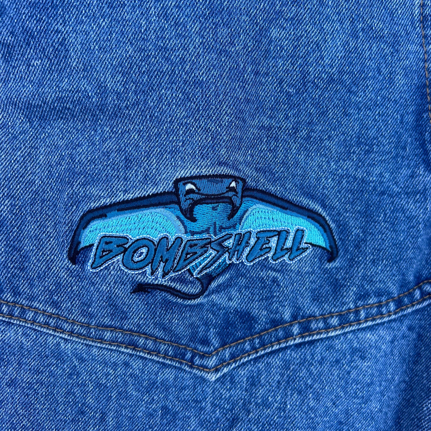 MANTA PANTS (mid wash)