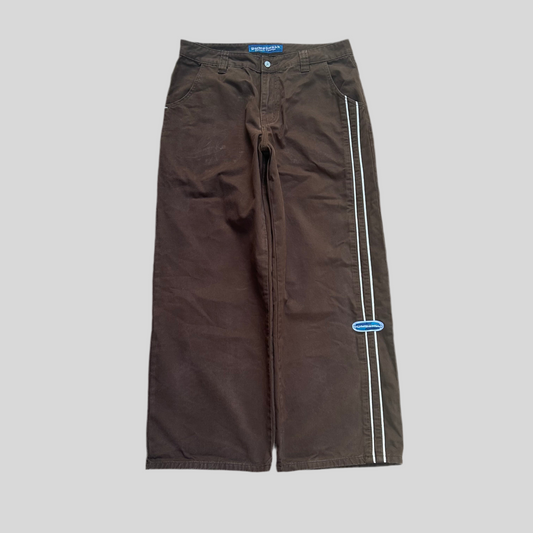 Double Stripes Pants (Brown)