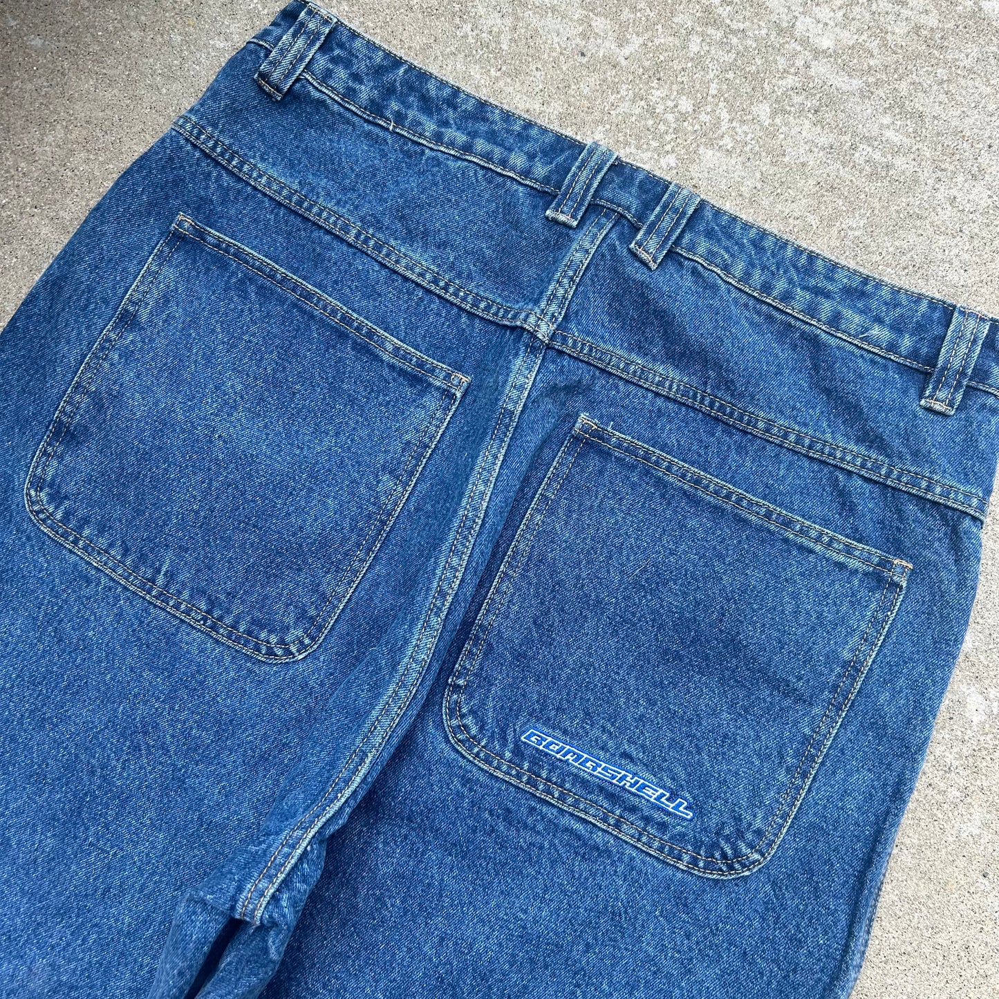 Bombshell Groms Jorts Dark Wash