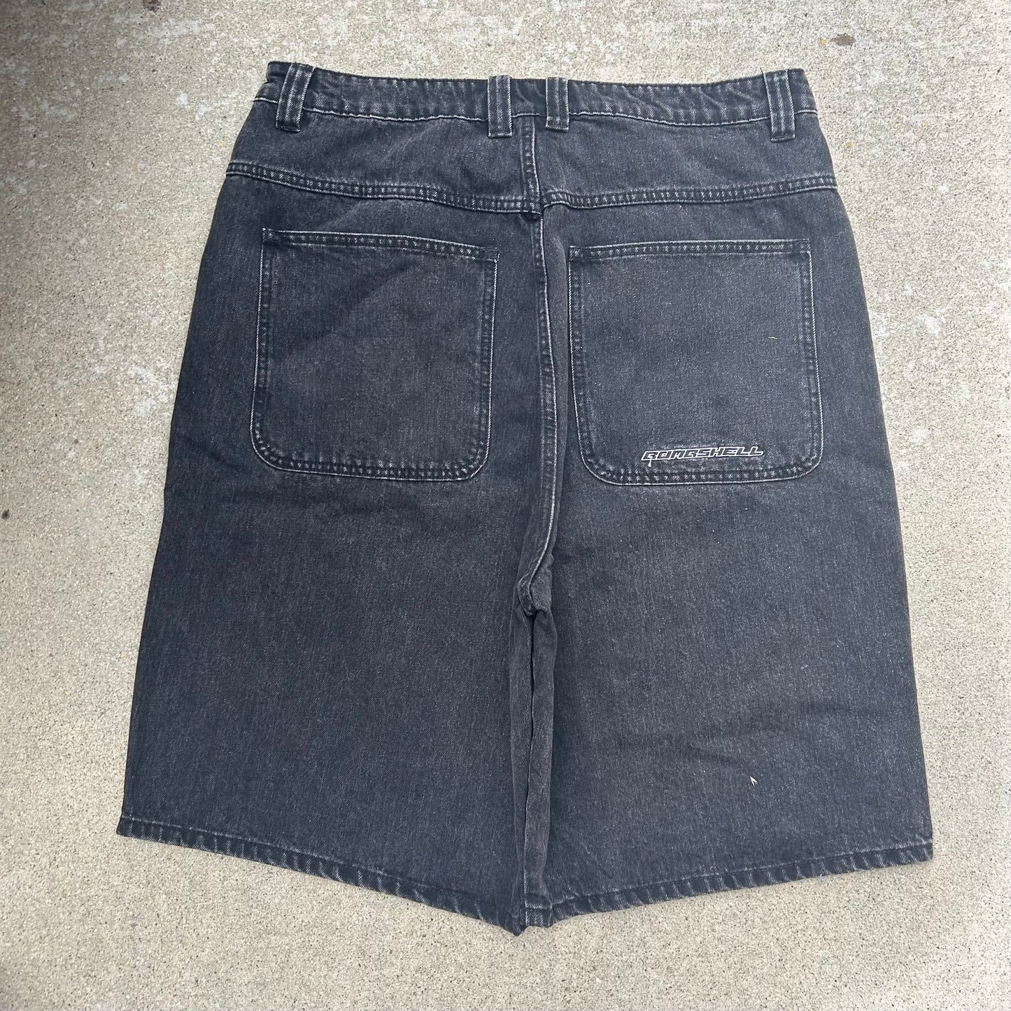 Bombshell Groms Jorts Black