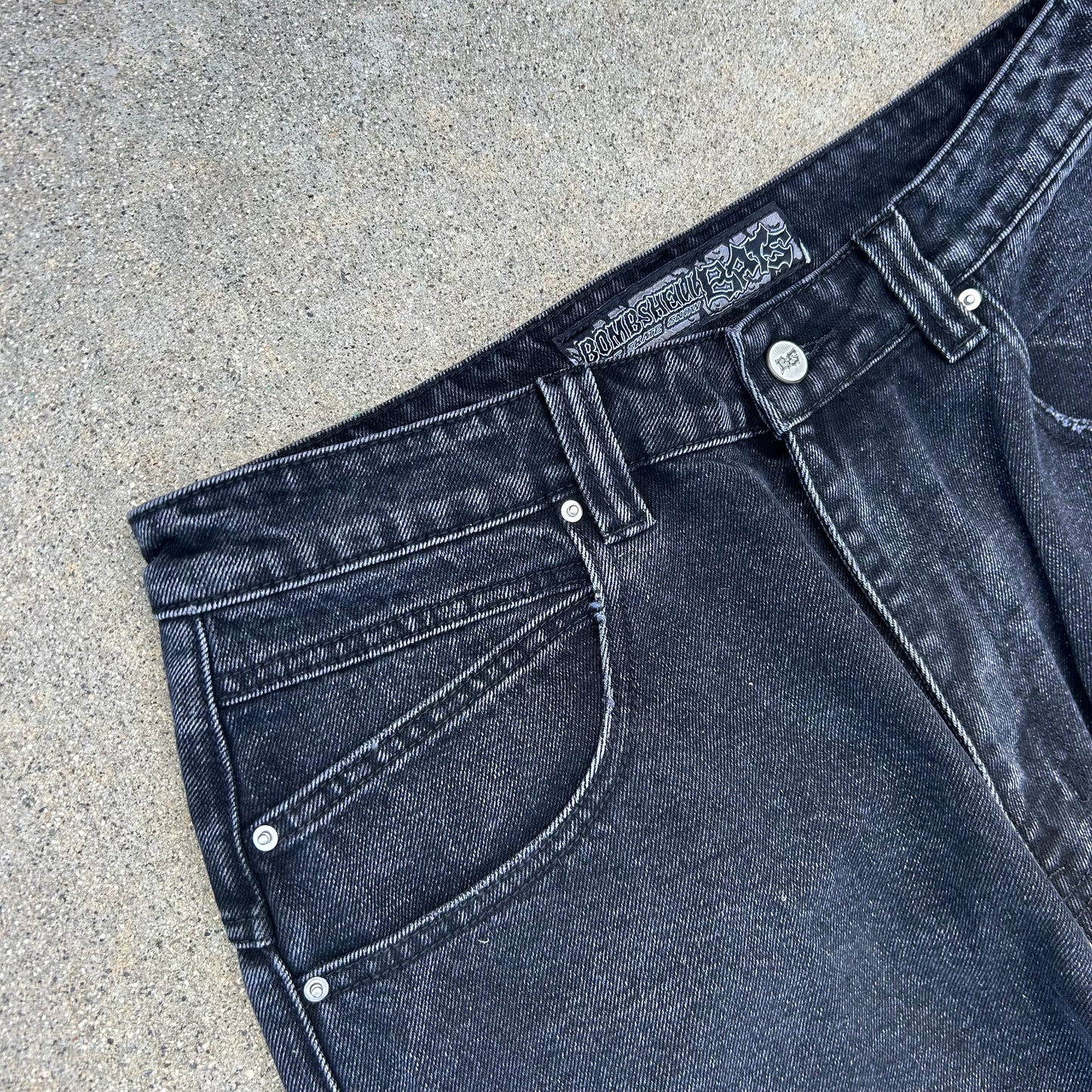 Bat Jorts (black)