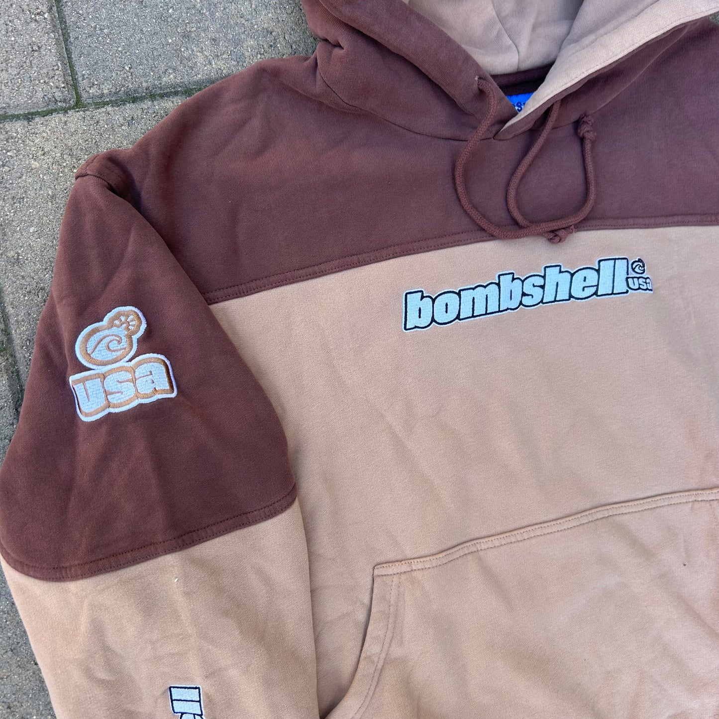 Two-Tone Hoodie (brown/tan)