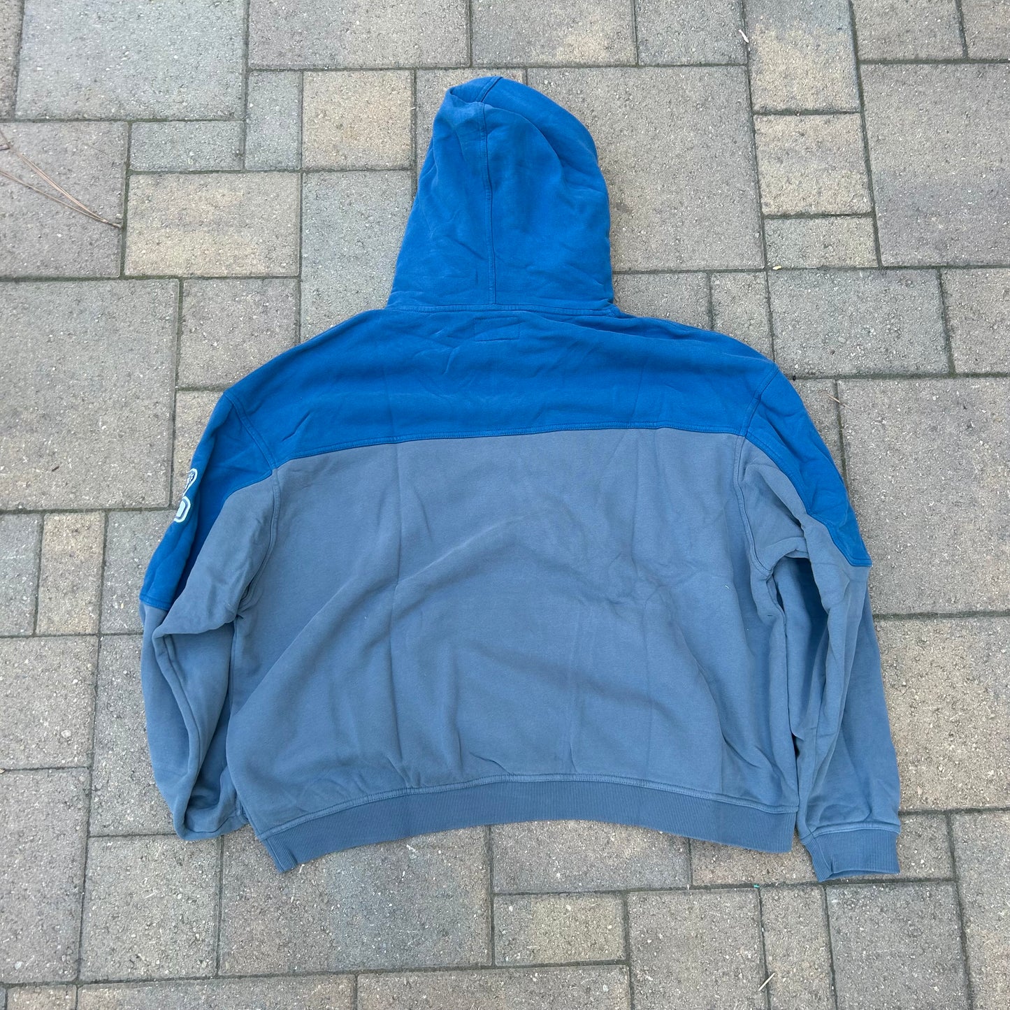 Two-Tone Hoodie (blue/grey)