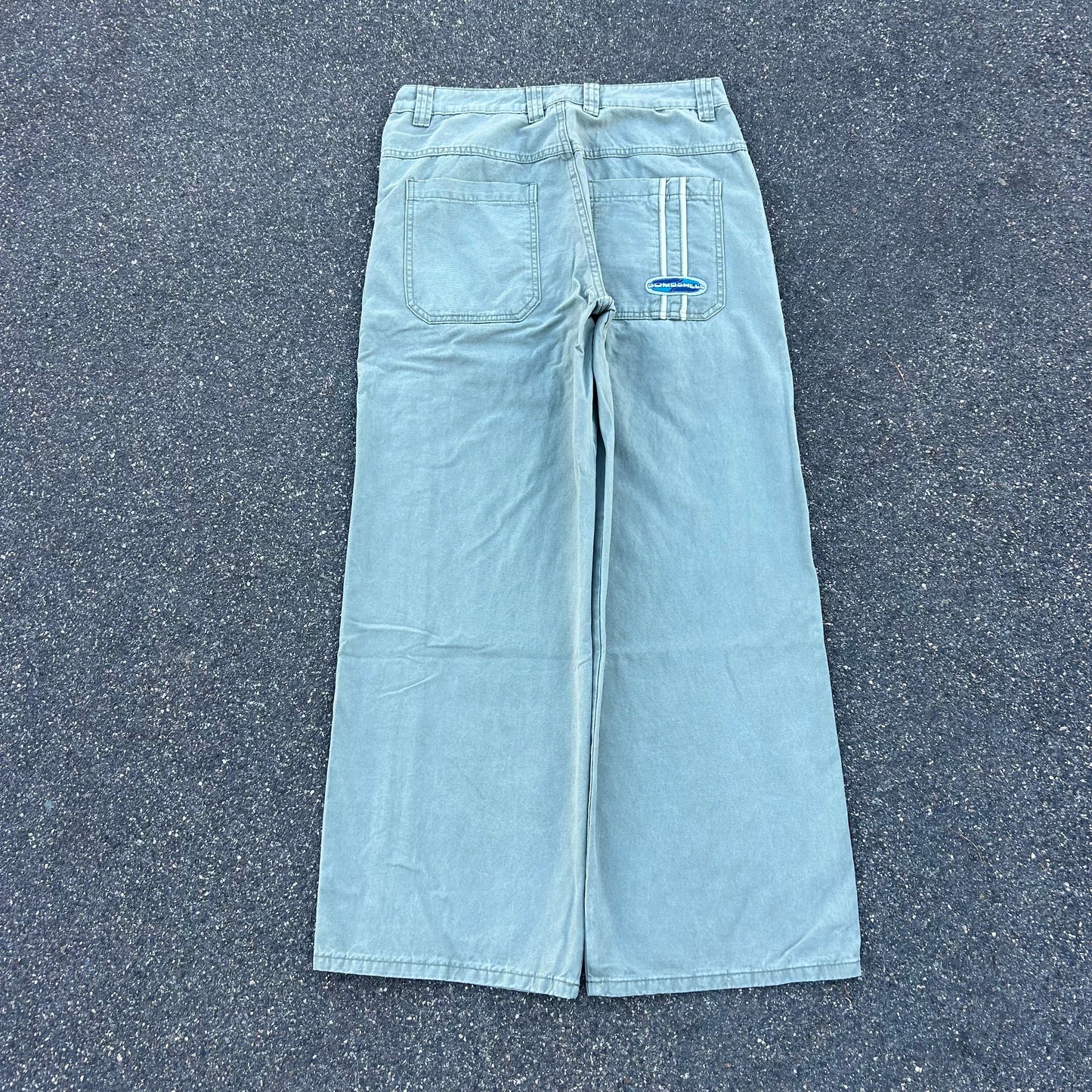 Double Stripes Pants (Sage)