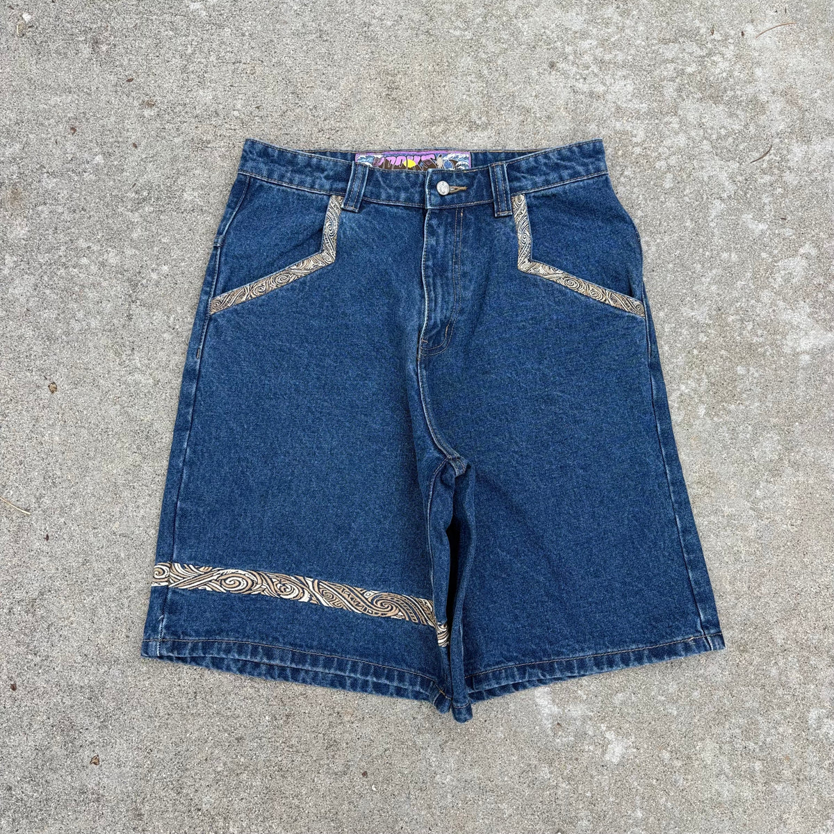 Hook Jorts (dark wash)