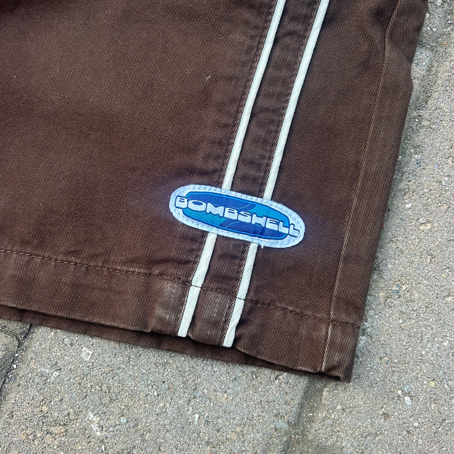 Double Stripes Shorts (brown)
