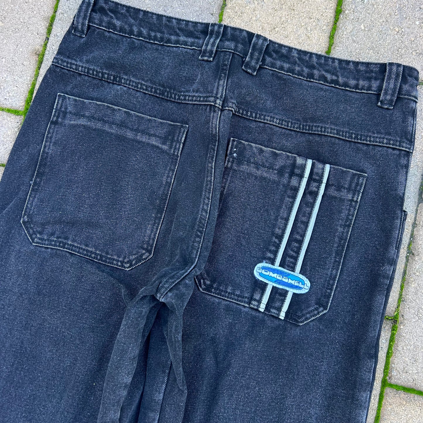 Double Stripes Pants (black)