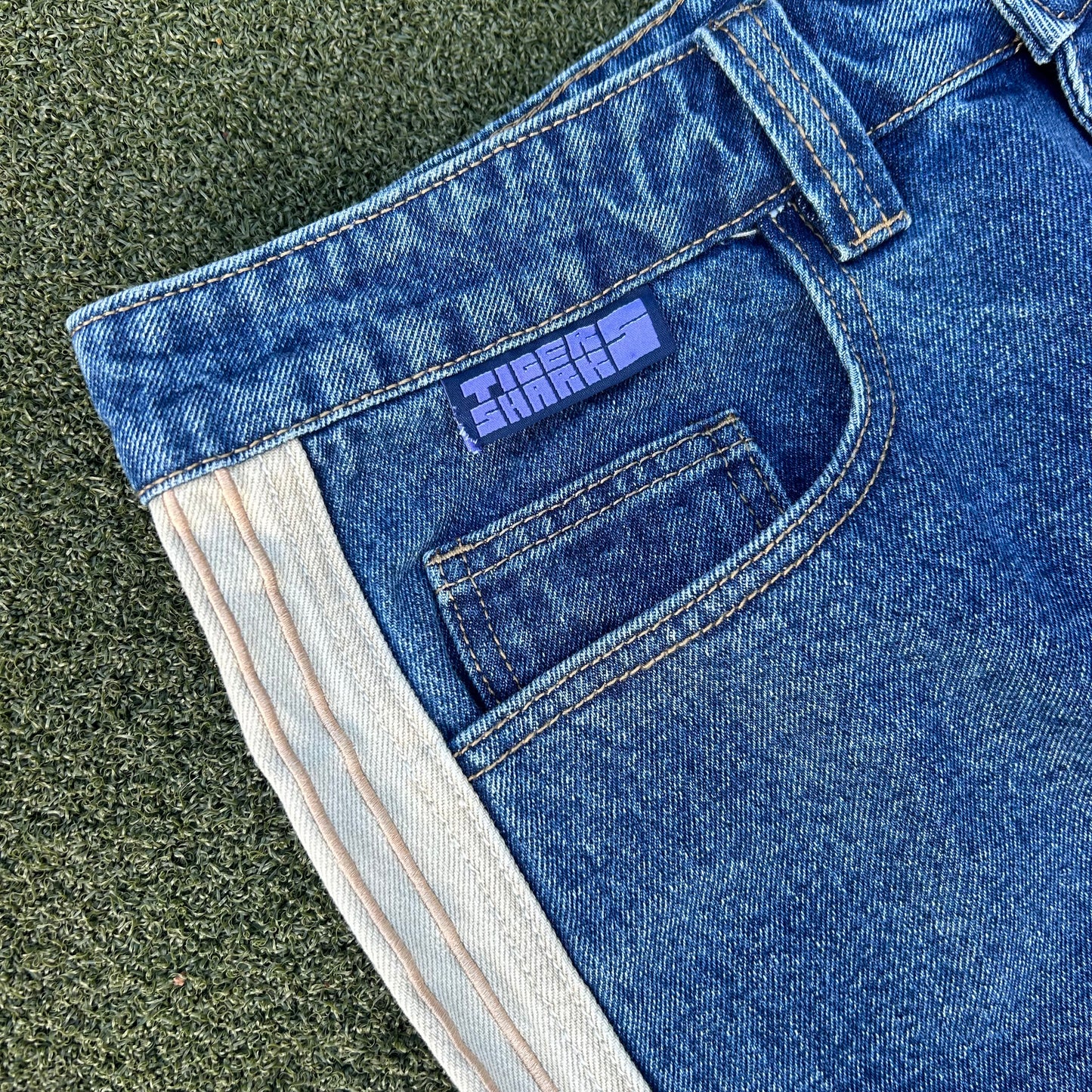 Shark Jorts (darkwash)