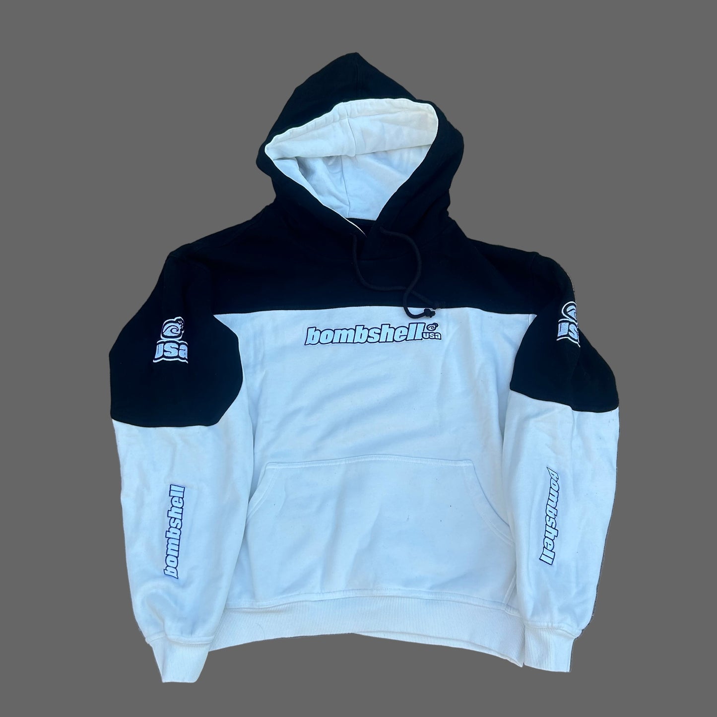 Two-Tone Hoodie (White/black)