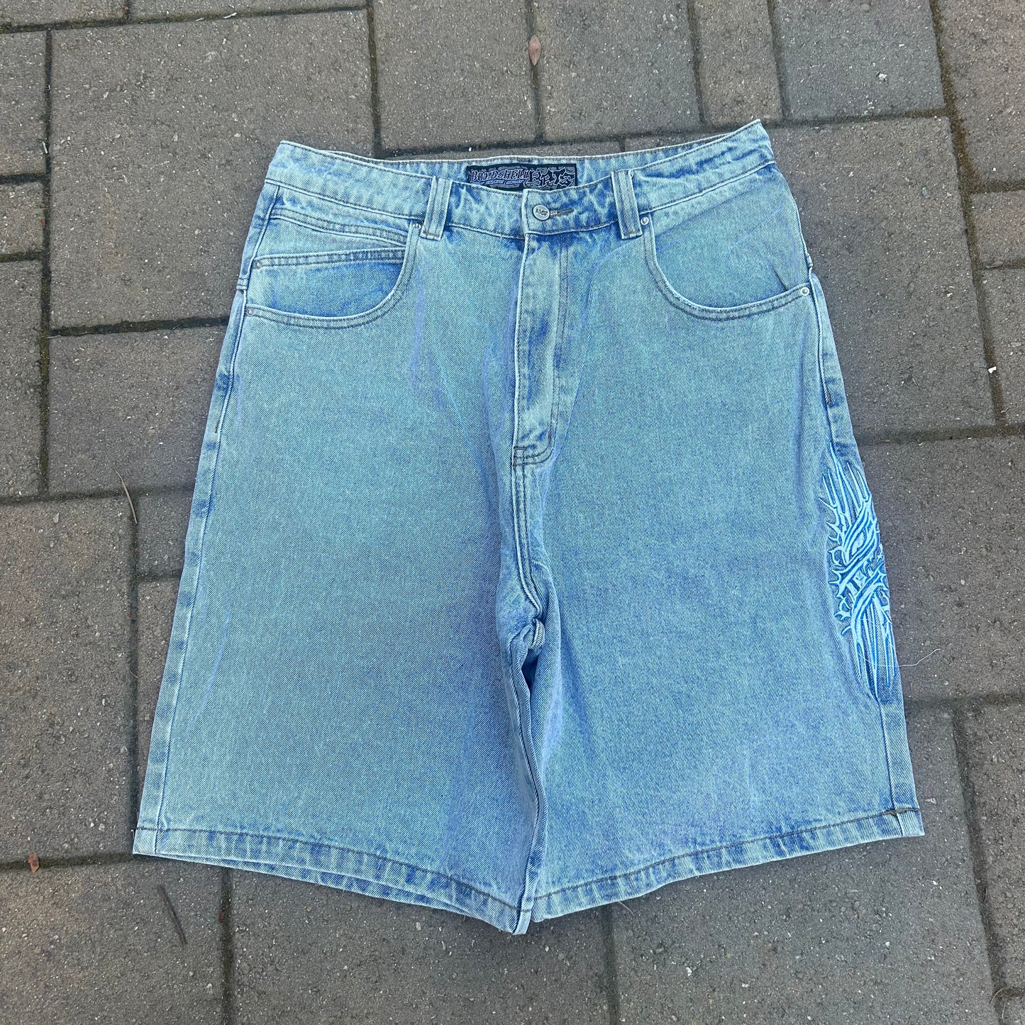 Bat Jorts (light wash)