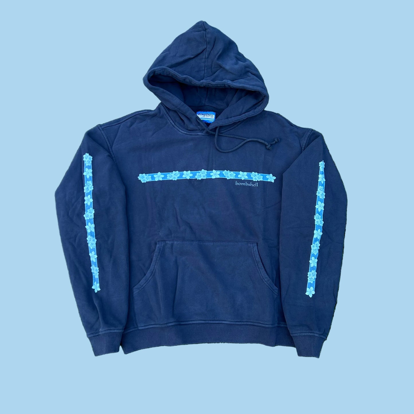 Flower Hoodie (navy)