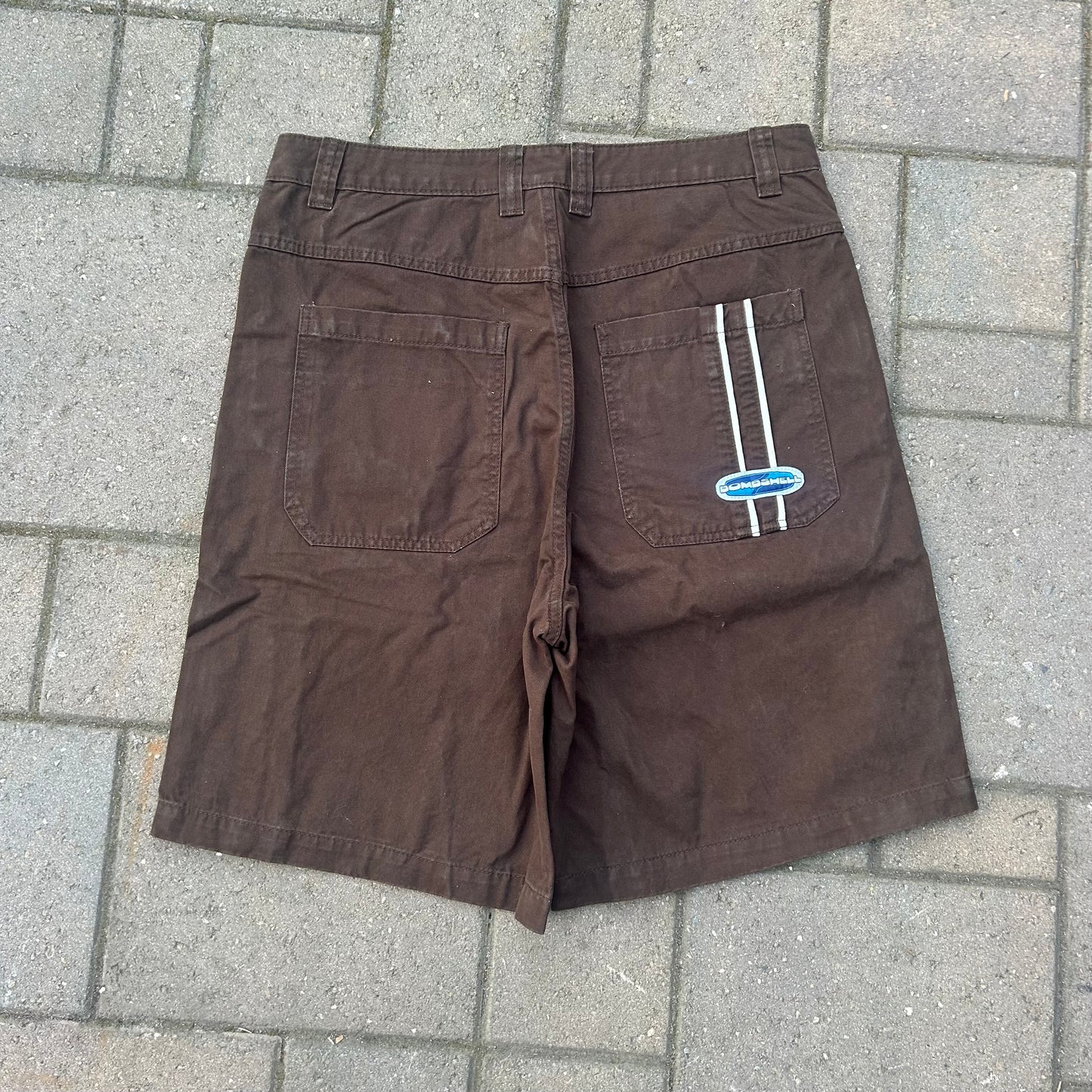 Double Stripes Shorts (brown)