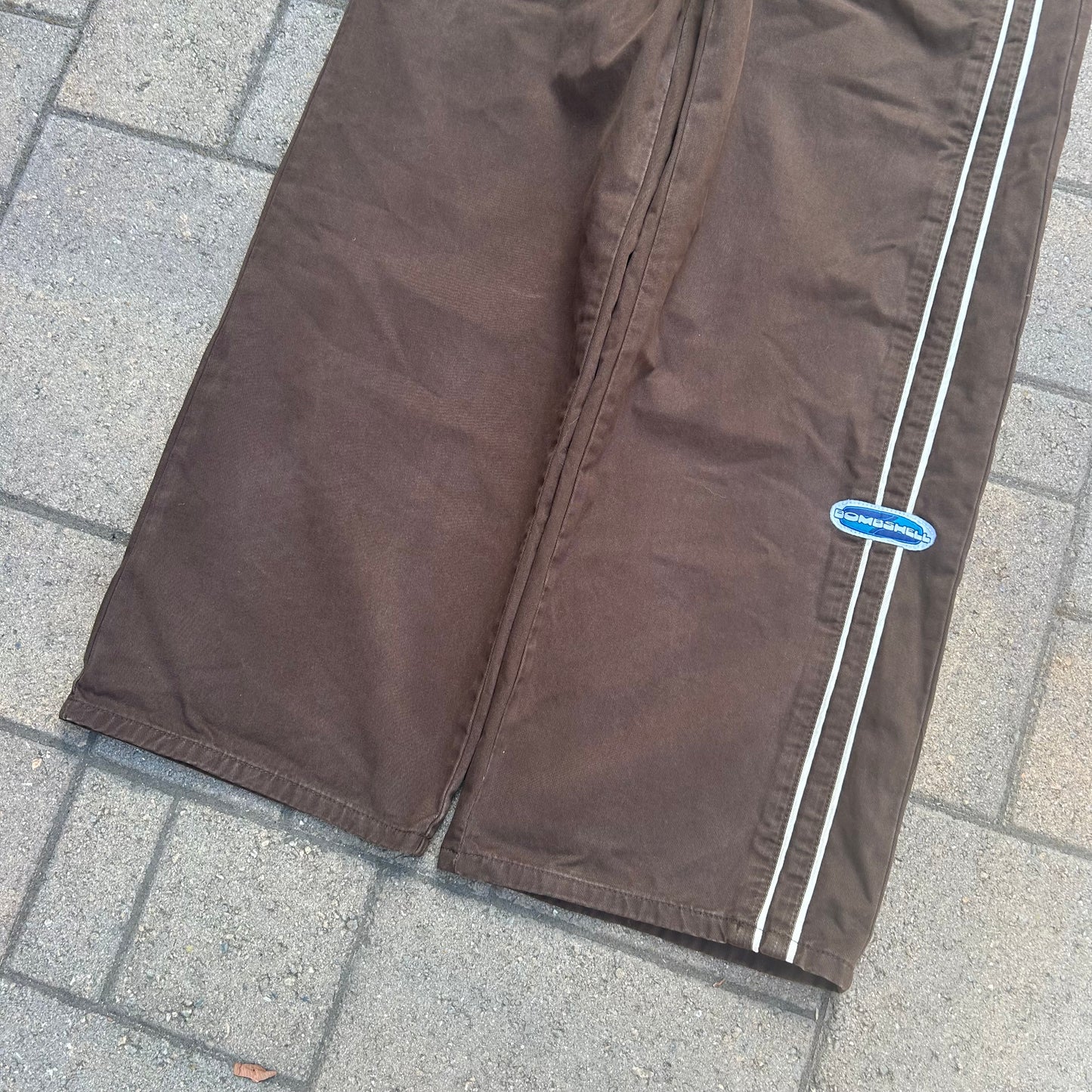 Double Stripes Pants (Brown)