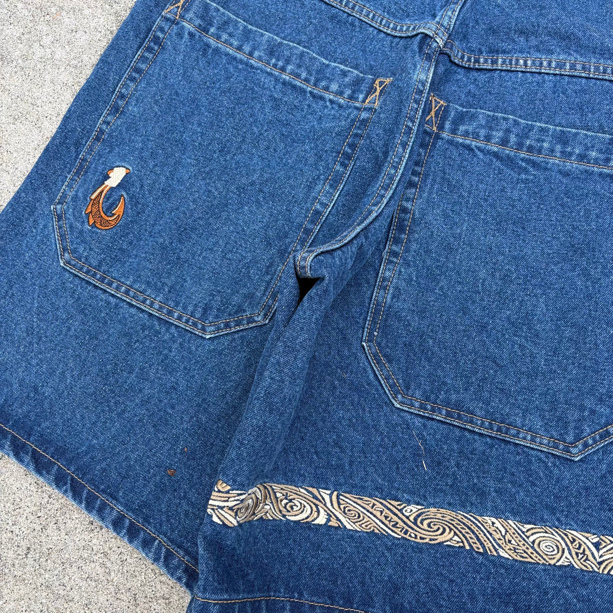 Hook Jorts (dark wash)