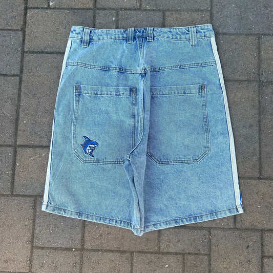 Tiger shark Jorts (light wash)