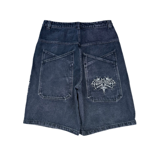 Bat Jorts (black)