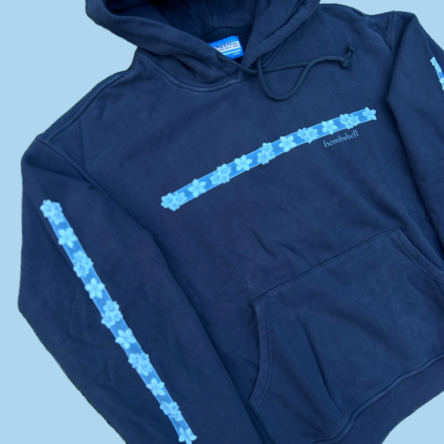 Flower Hoodie (navy)