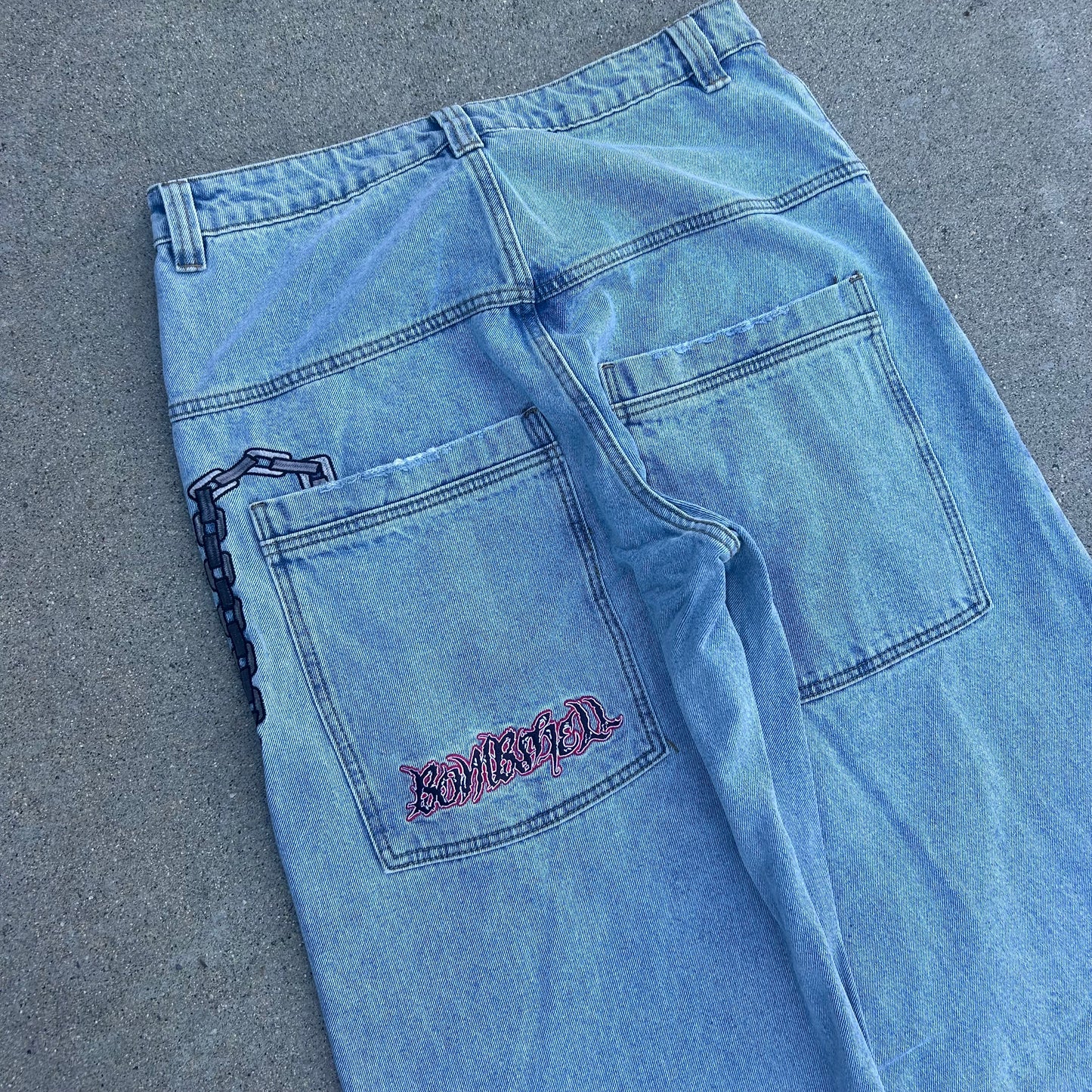 Bombshell Chains (Light Wash)