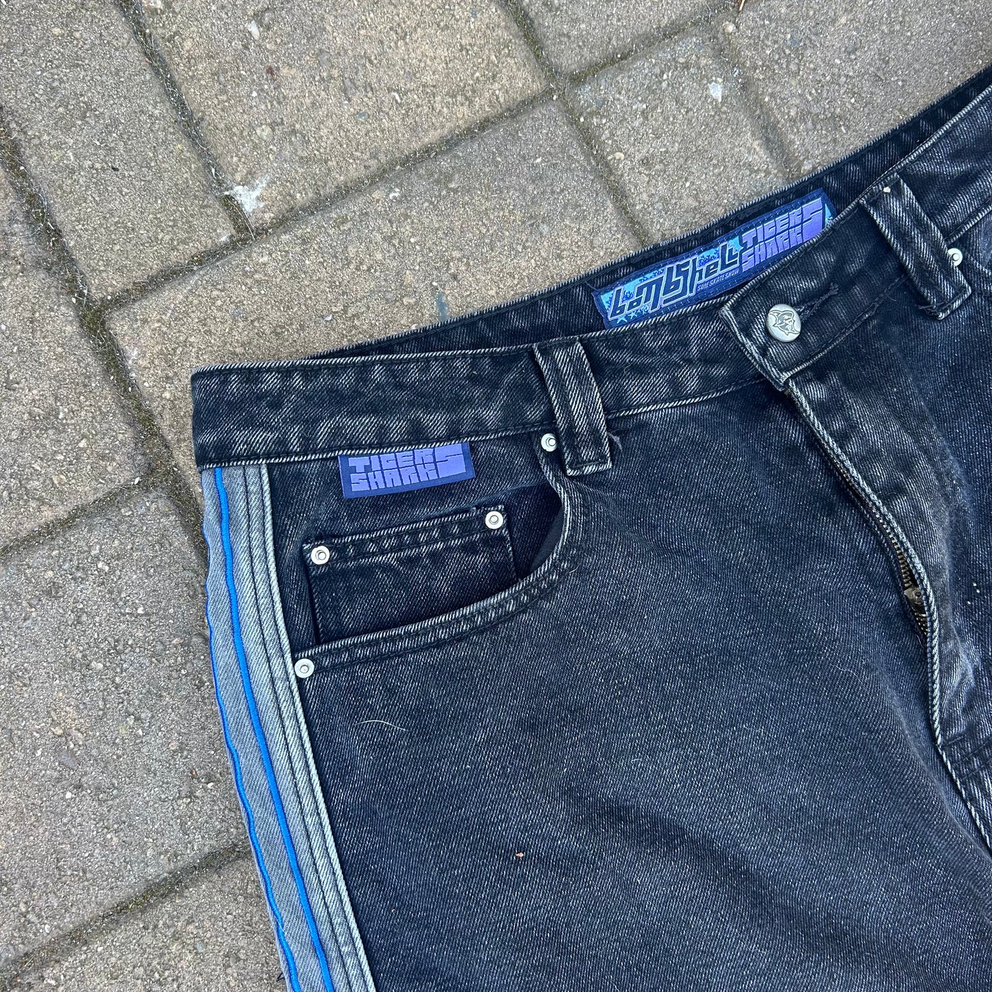 Tiger shark Jorts (black)