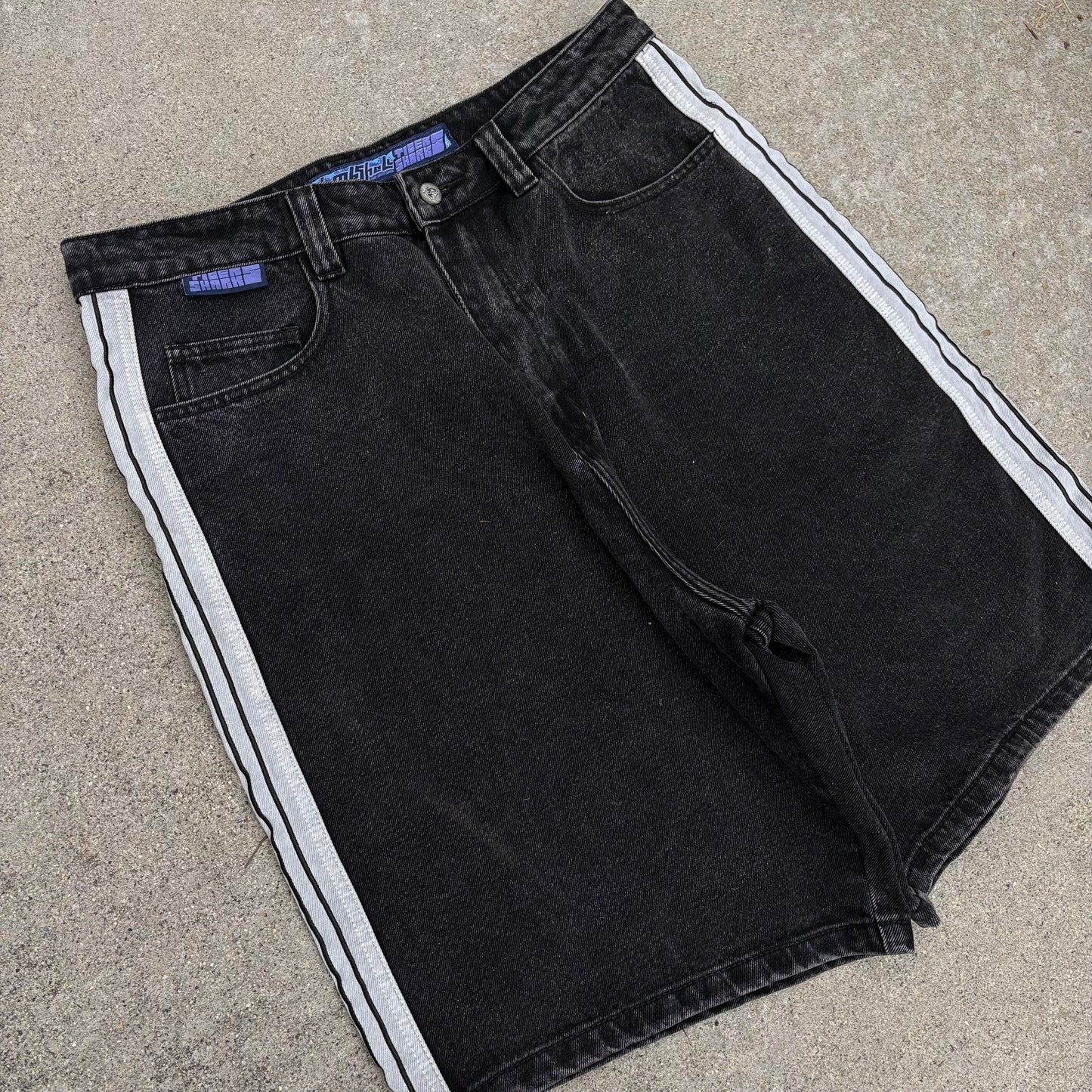 Tiger shark Jorts (black)