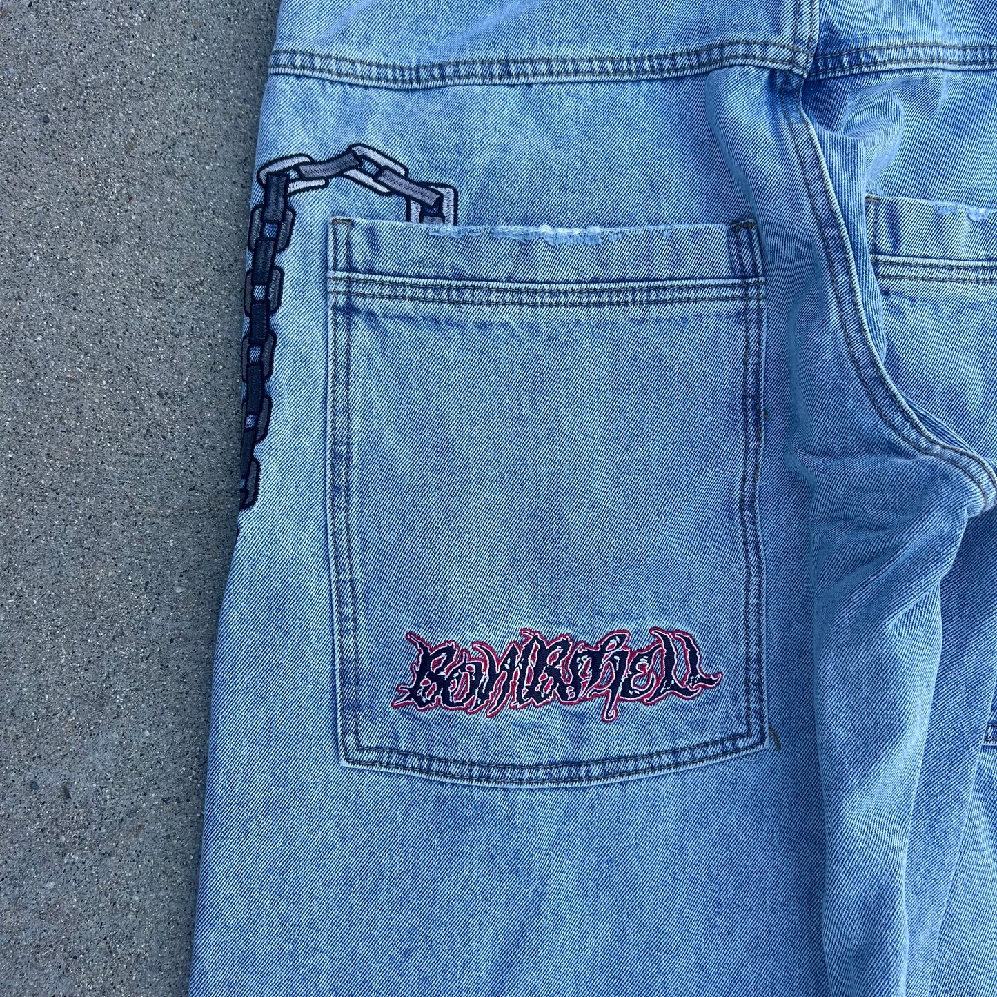 Bombshell Chains (Light Wash)