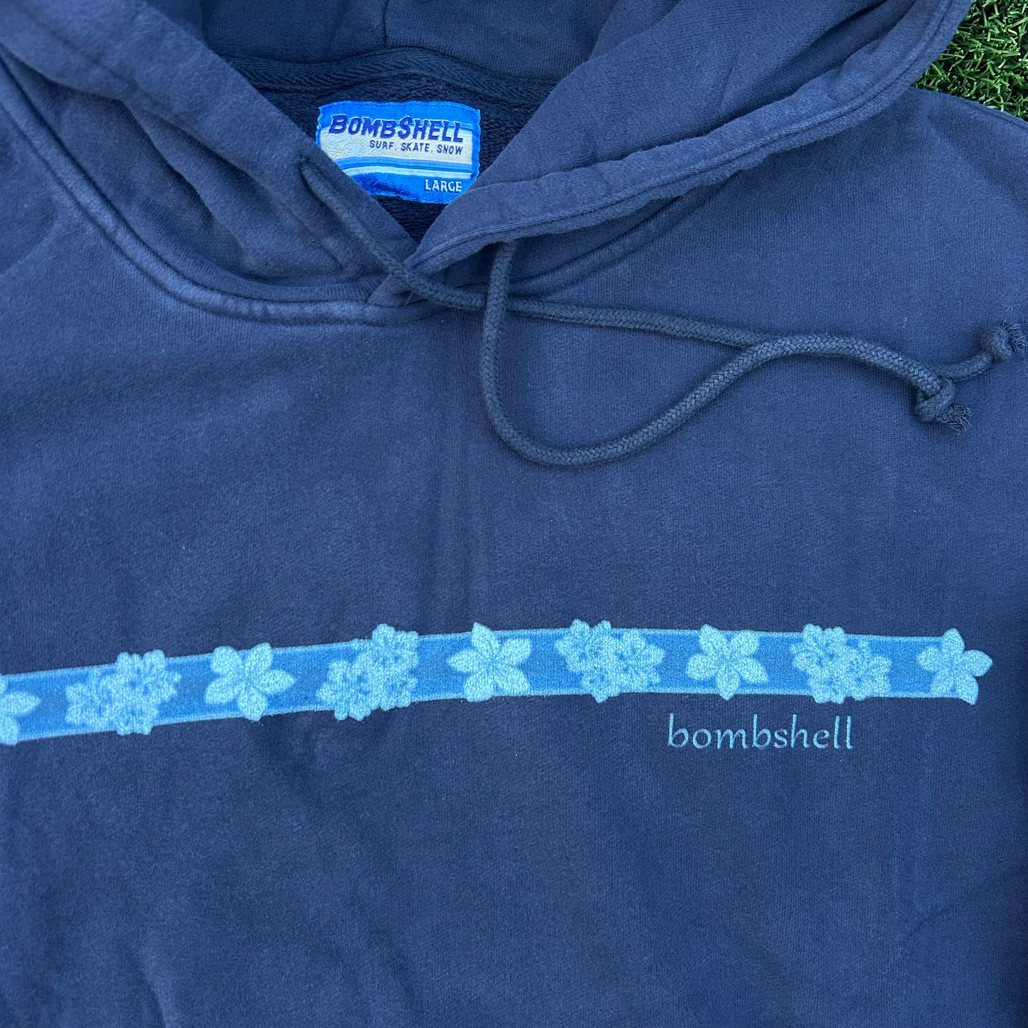 Flower Hoodie (navy)