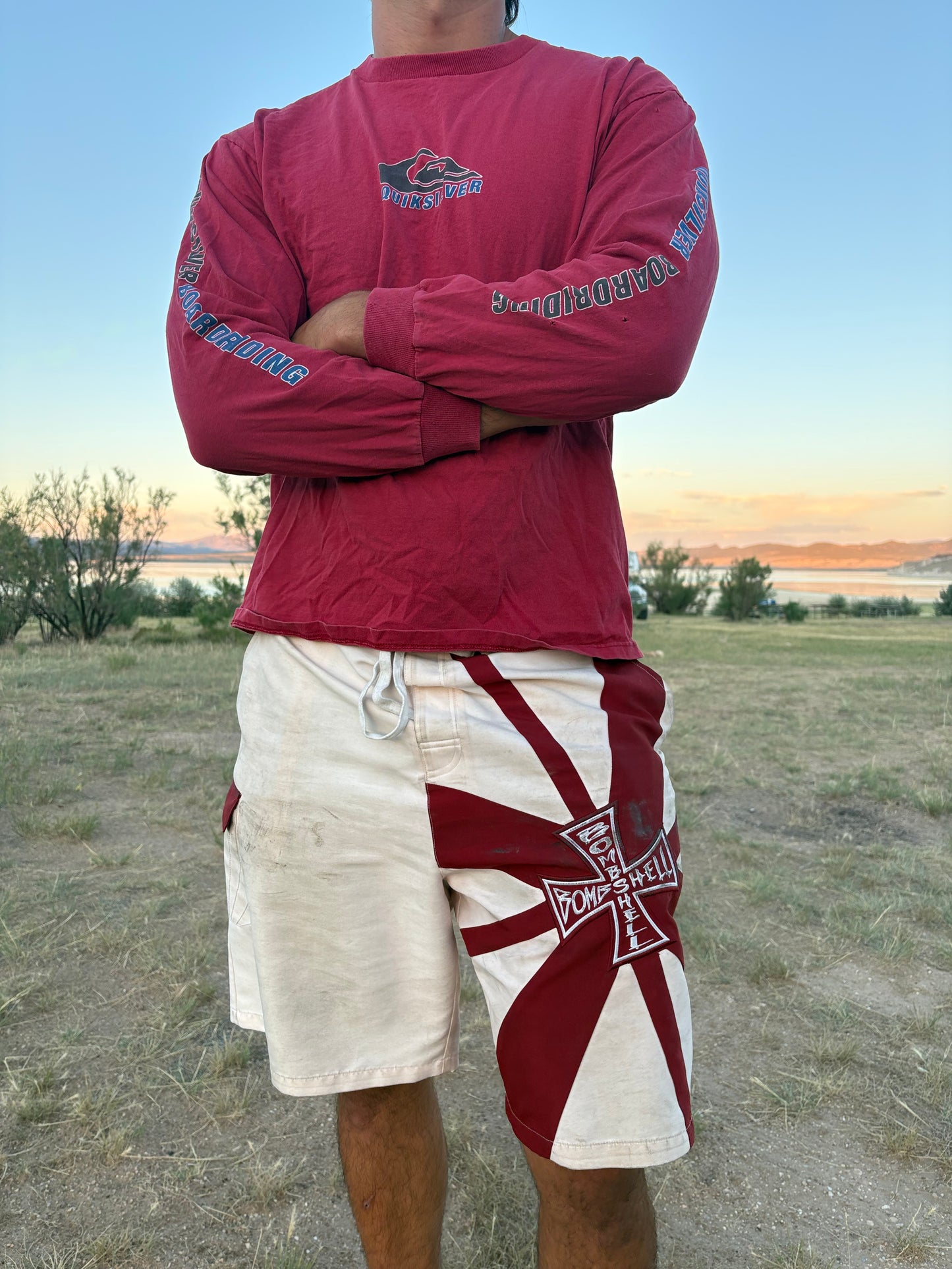 BOARD SHORTS (red)