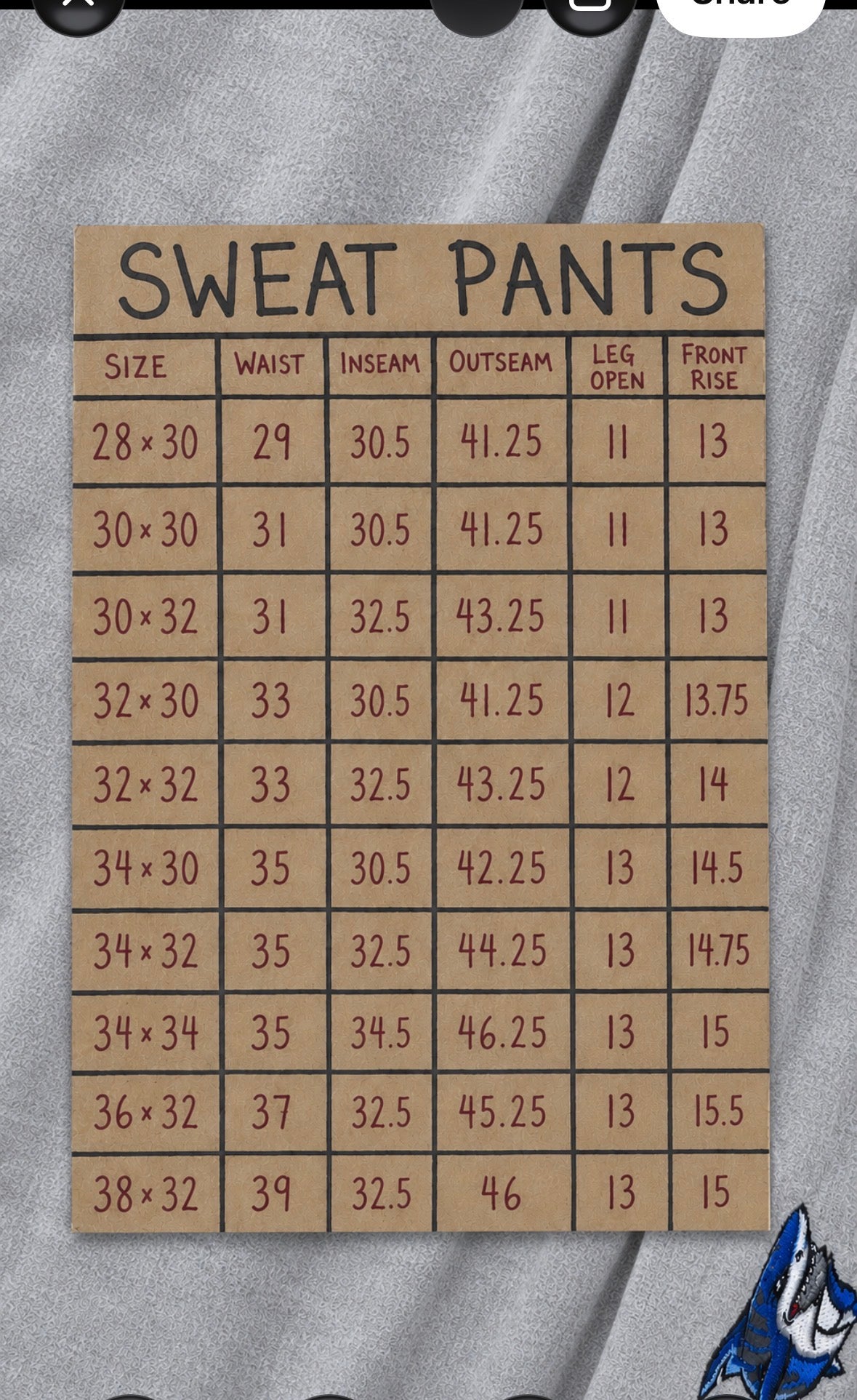 SHARK SWEATS