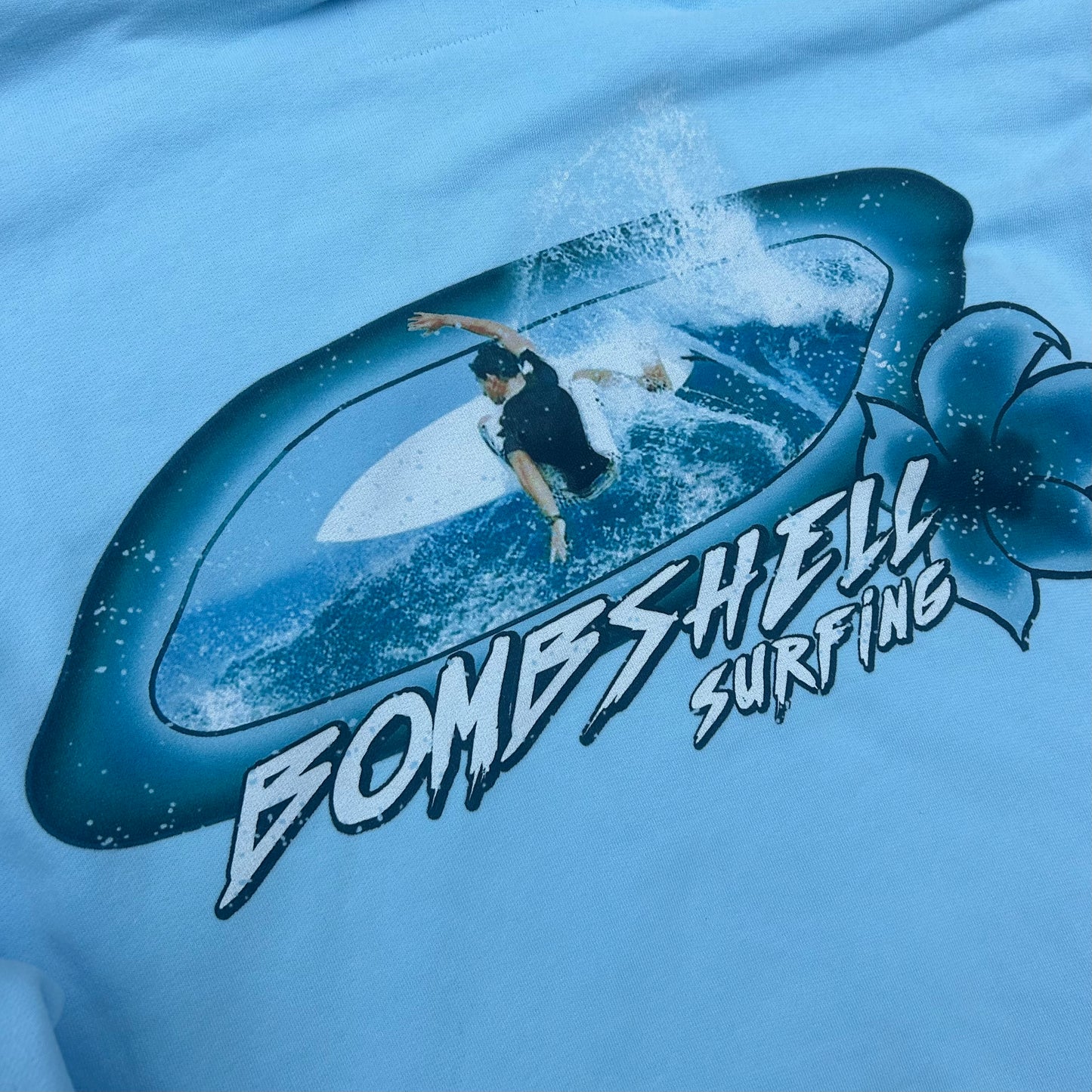 Surfer Hoodie #1 (baby blue)