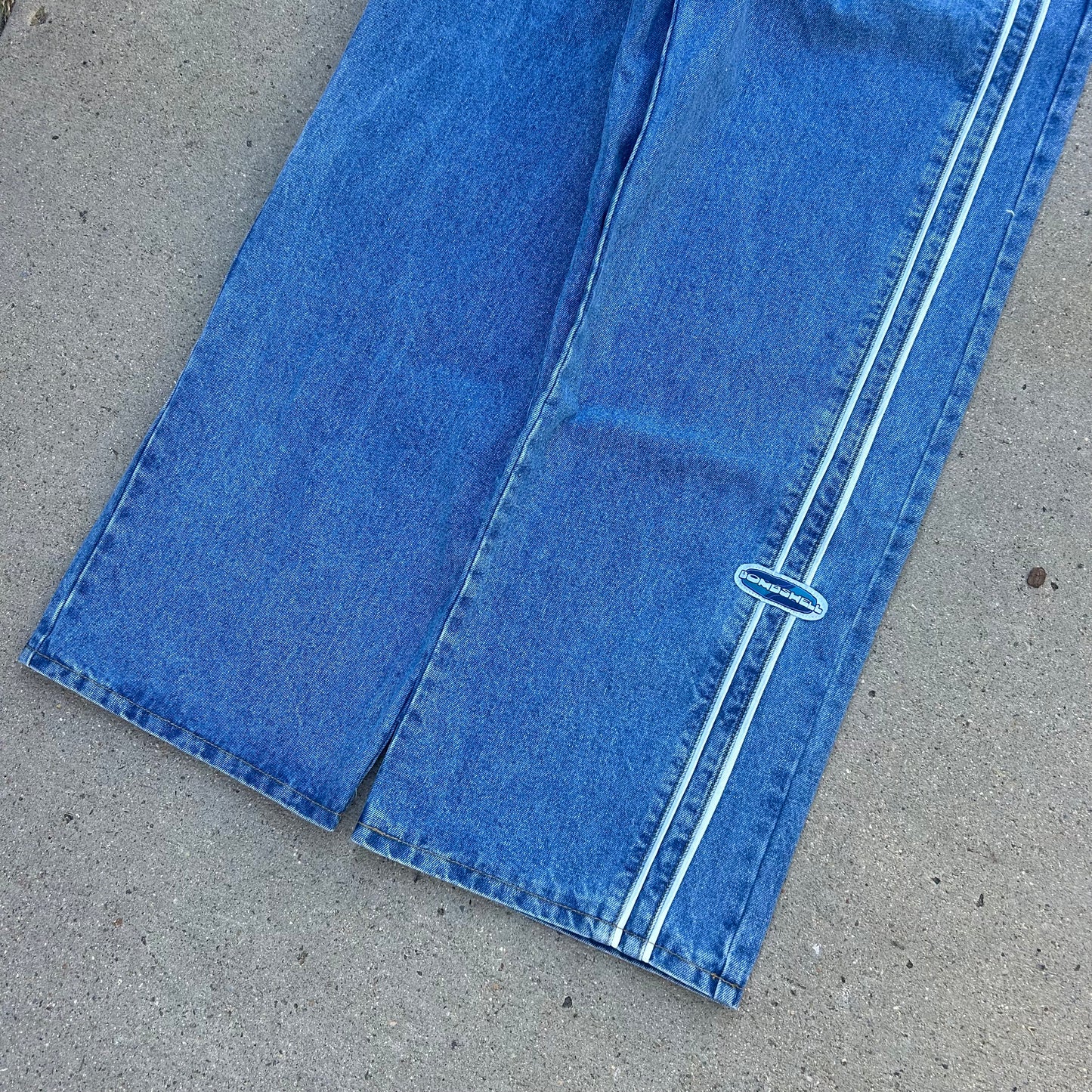 Double Stripes Pants (mid wash)