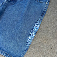 Bat Jorts (mid wash)