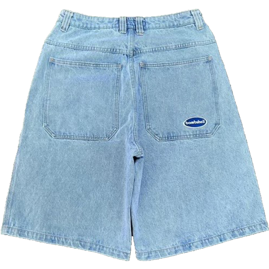 Bombshell Jorts Light Wash